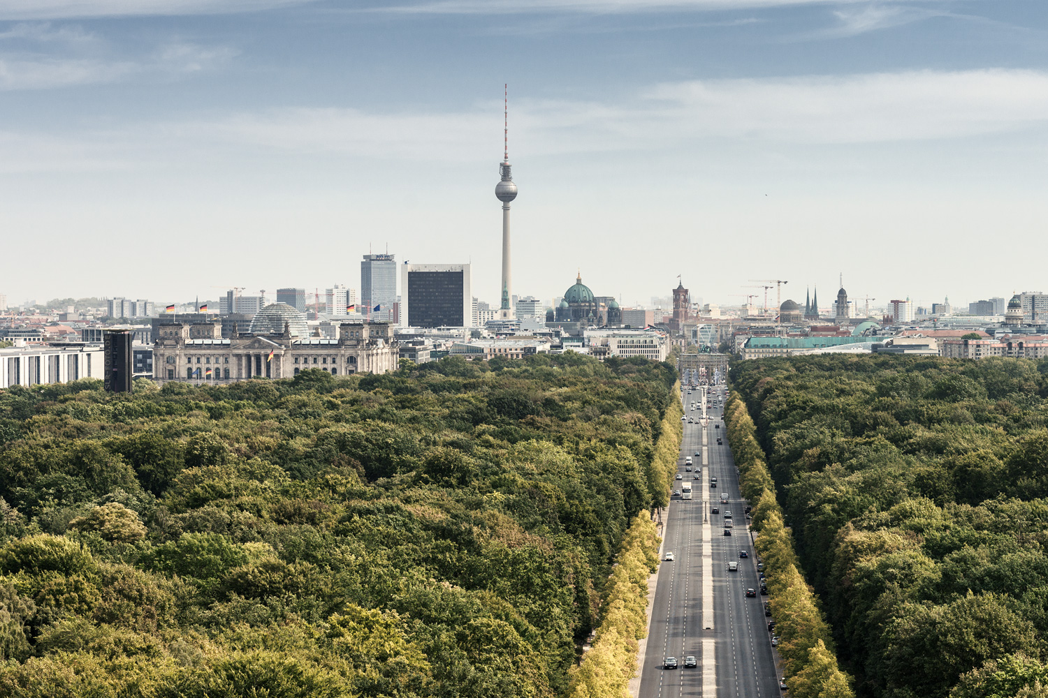 Berlin-Mitte Panorama - Luftaufnahme