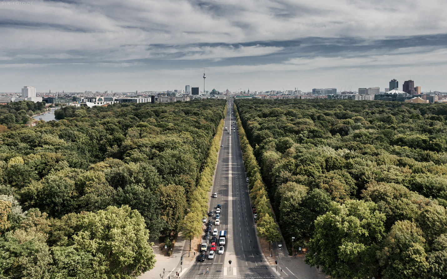 Berlin Skyline - Luftaufnahme