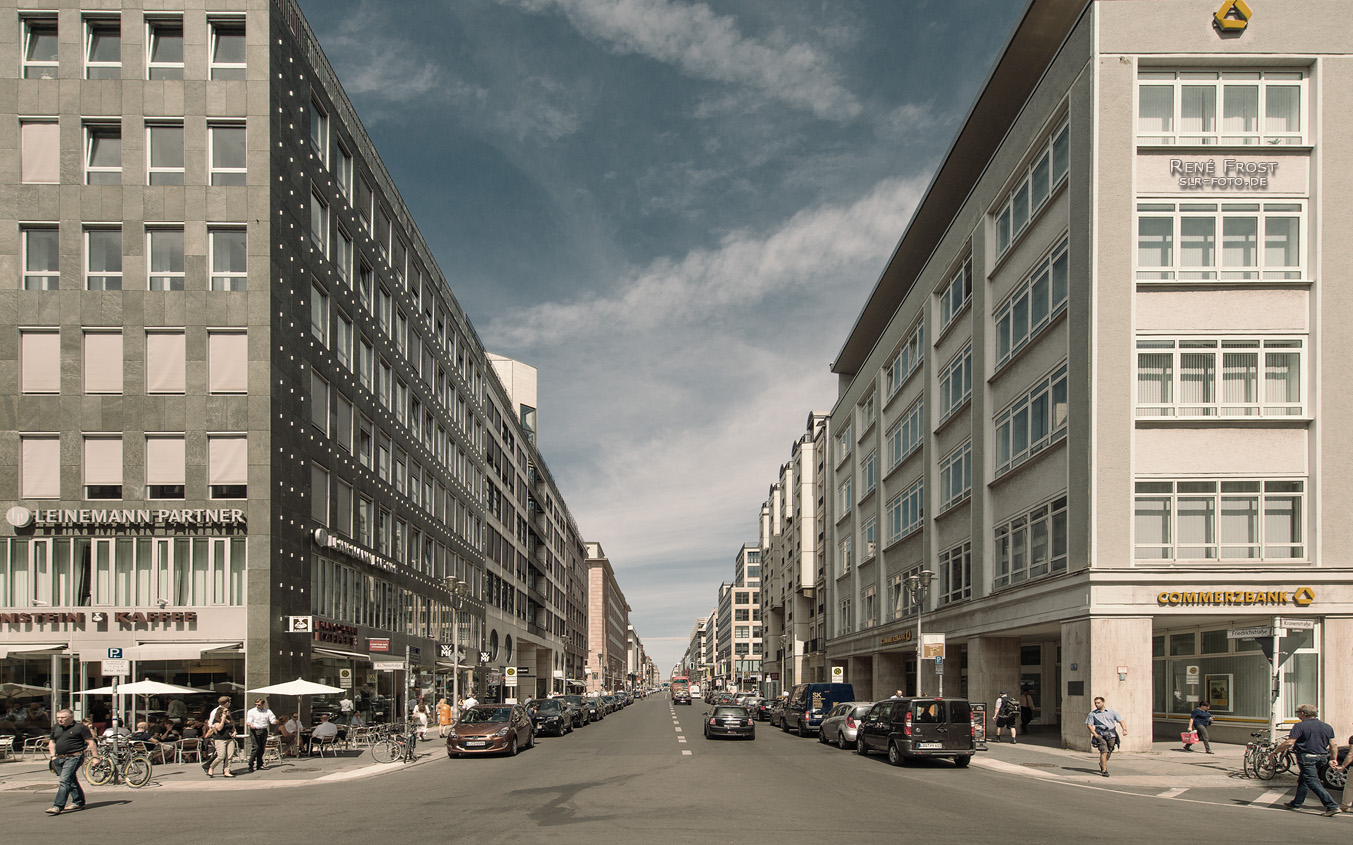 Berlin - Friedrichstraße Häuserflucht