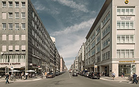 Berlin Friedrichstraße - Häuserflucht