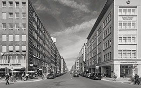 Berlin Friedrichstraße - Häuserflucht - SW