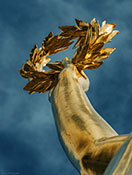 Goldene Lorbeerkranz der Siegesgöttin Victoria - Berliner Siegessäule